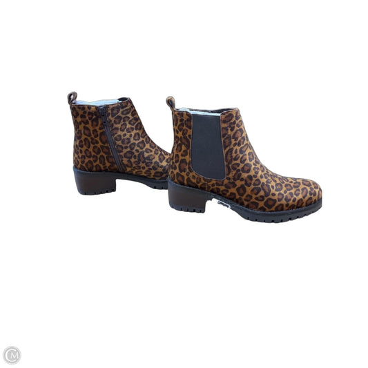 Boots Ankle Heels By Skechers In Animal Print, Size: 6.5