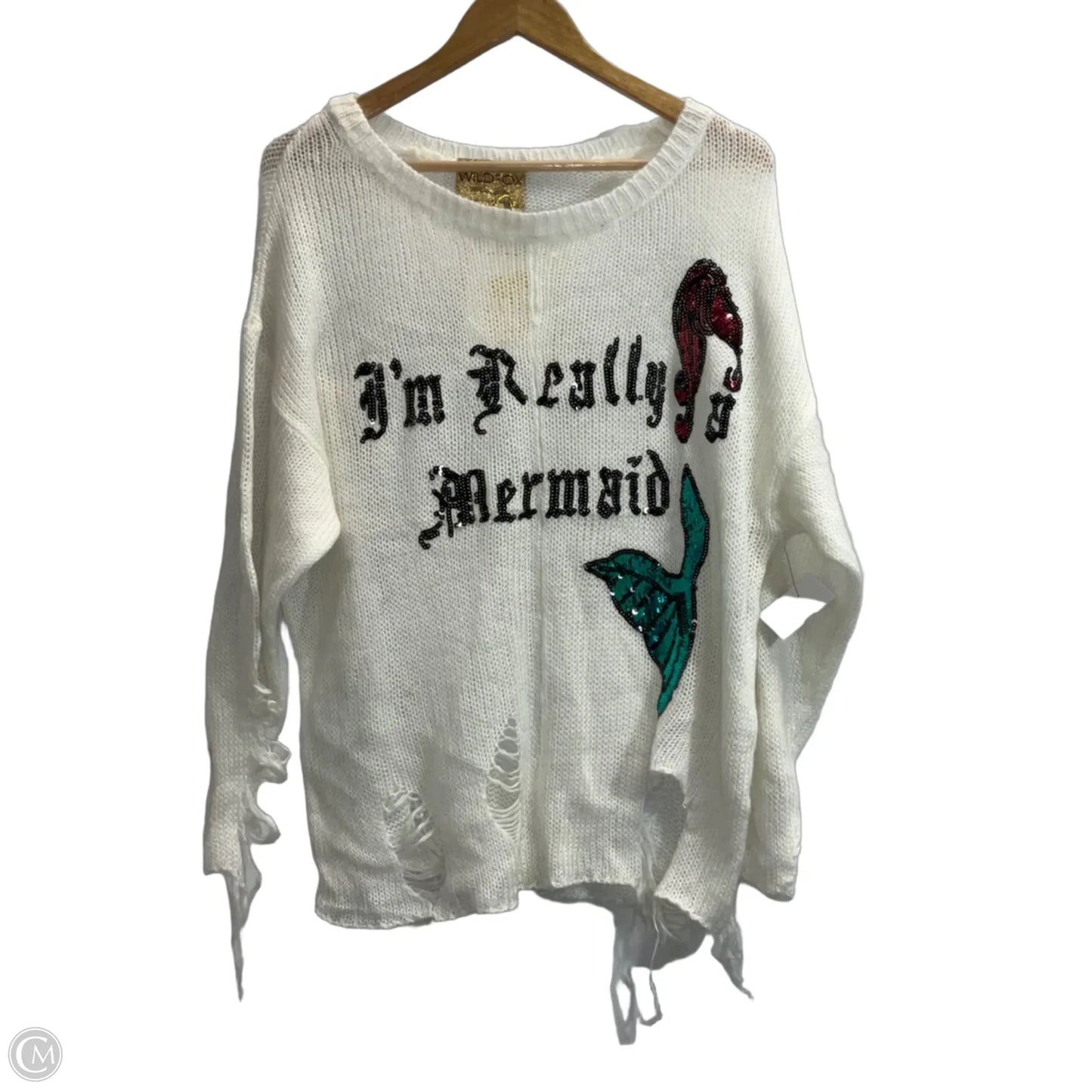 Sweater By Wildfox In White, Size: M