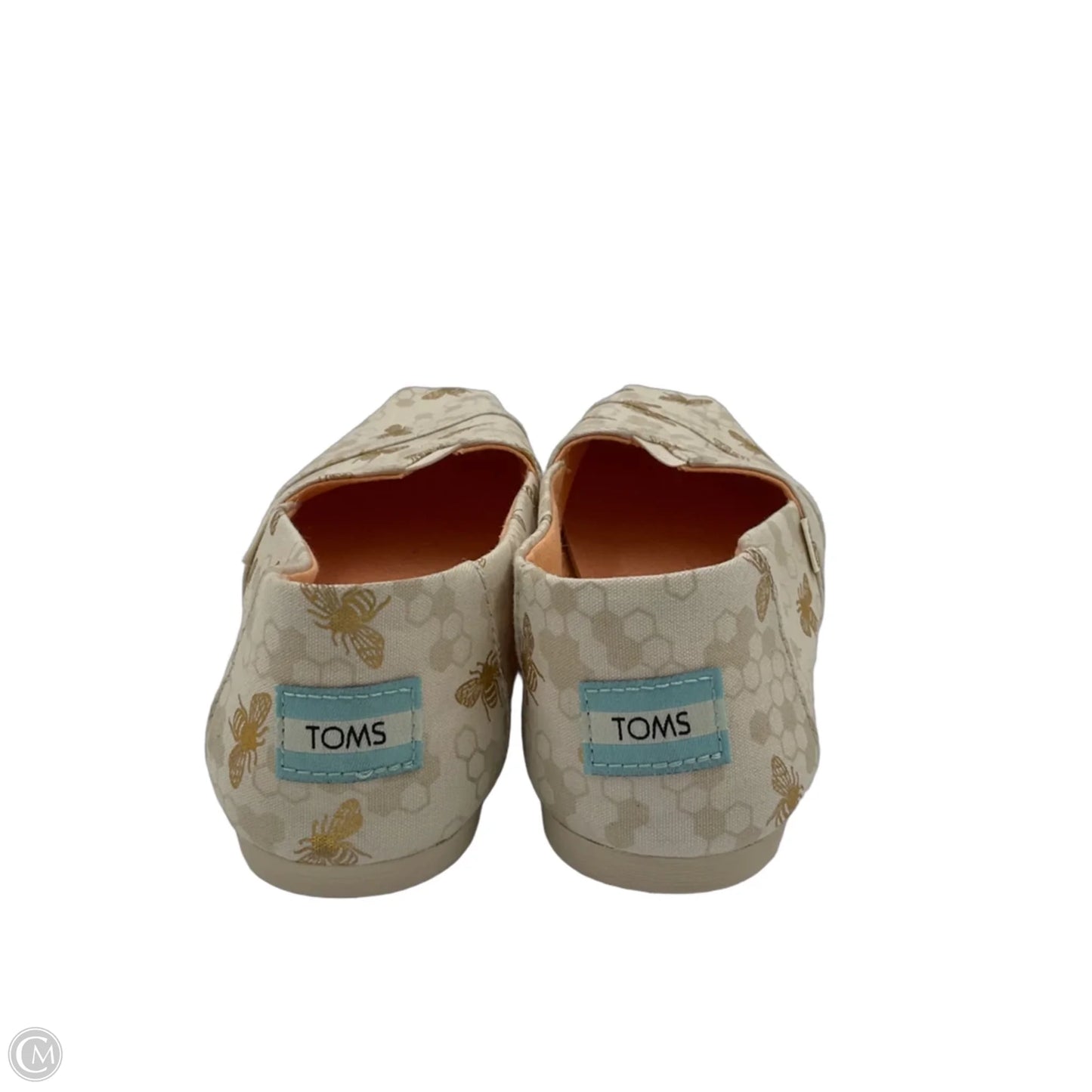 Shoes Flats By Toms In Cream & Yellow, Size: 7