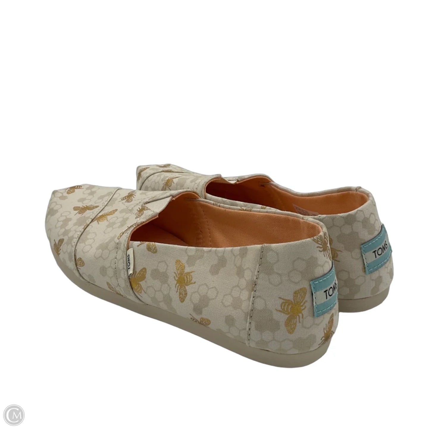 Shoes Flats By Toms In Cream & Yellow, Size: 7