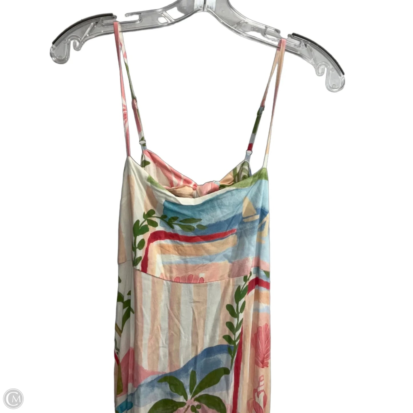 Dress Casual Maxi By Clothes Mentor In Tropical Print, Size: L