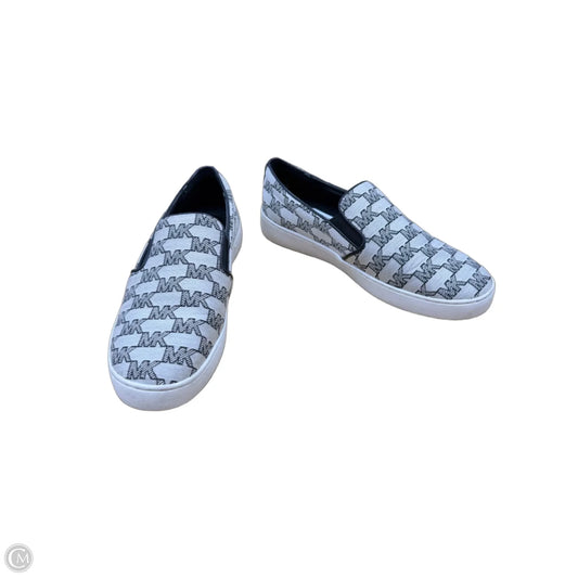 Shoes Sneakers By Michael By Michael Kors In Grey & White, Size: 9