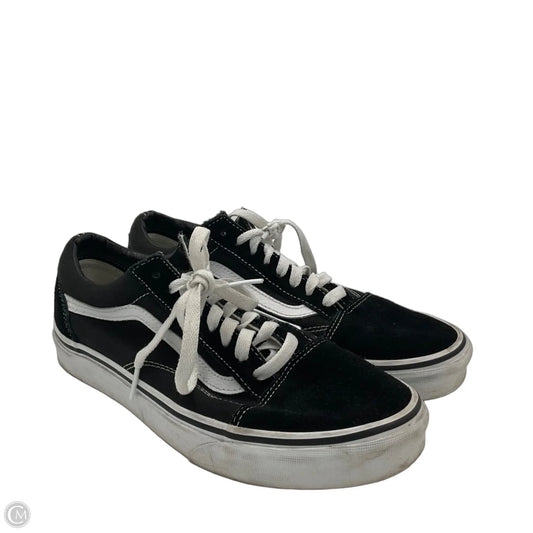 Shoes Sneakers By Vans In Black, Size: 8.5