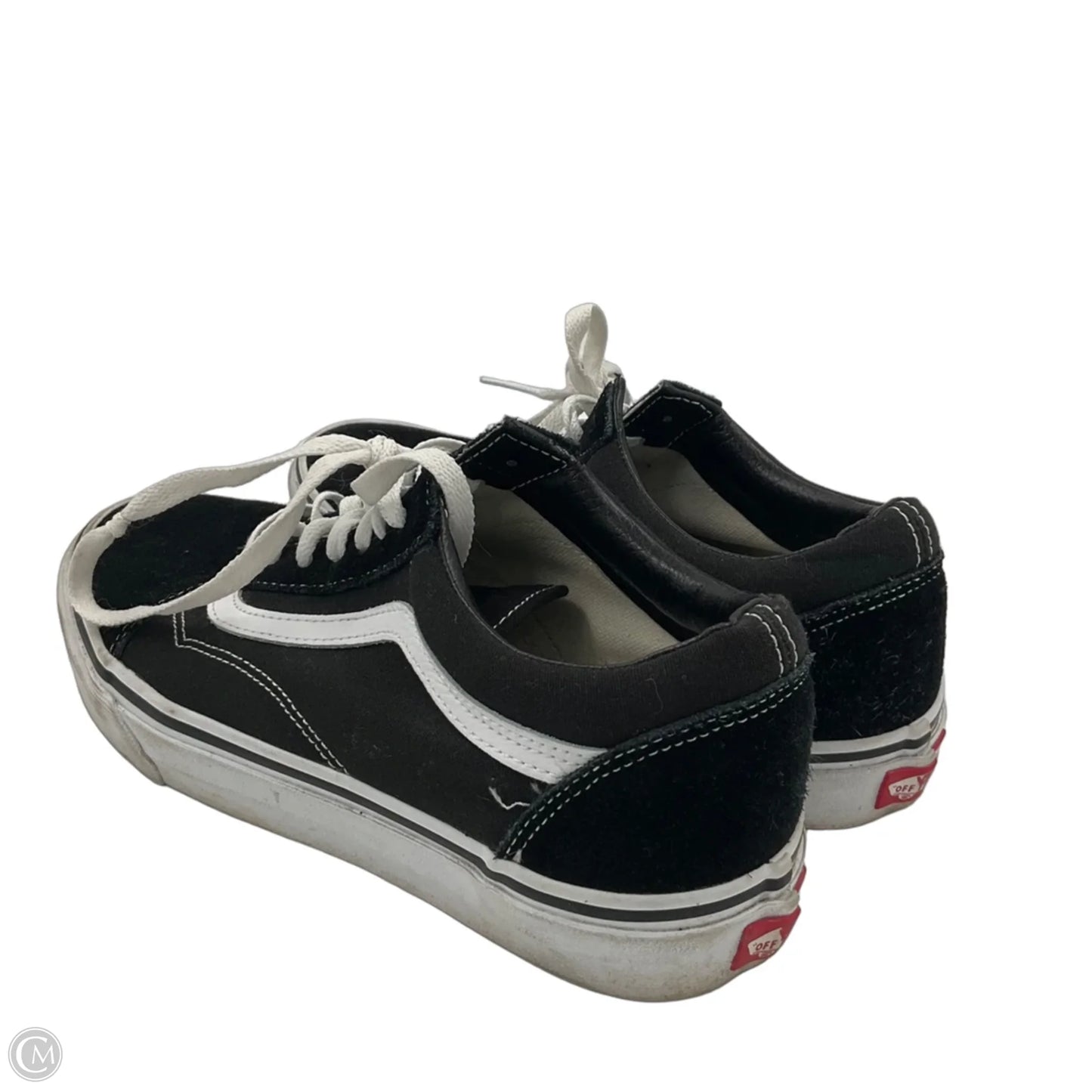 Shoes Sneakers By Vans In Black, Size: 8.5