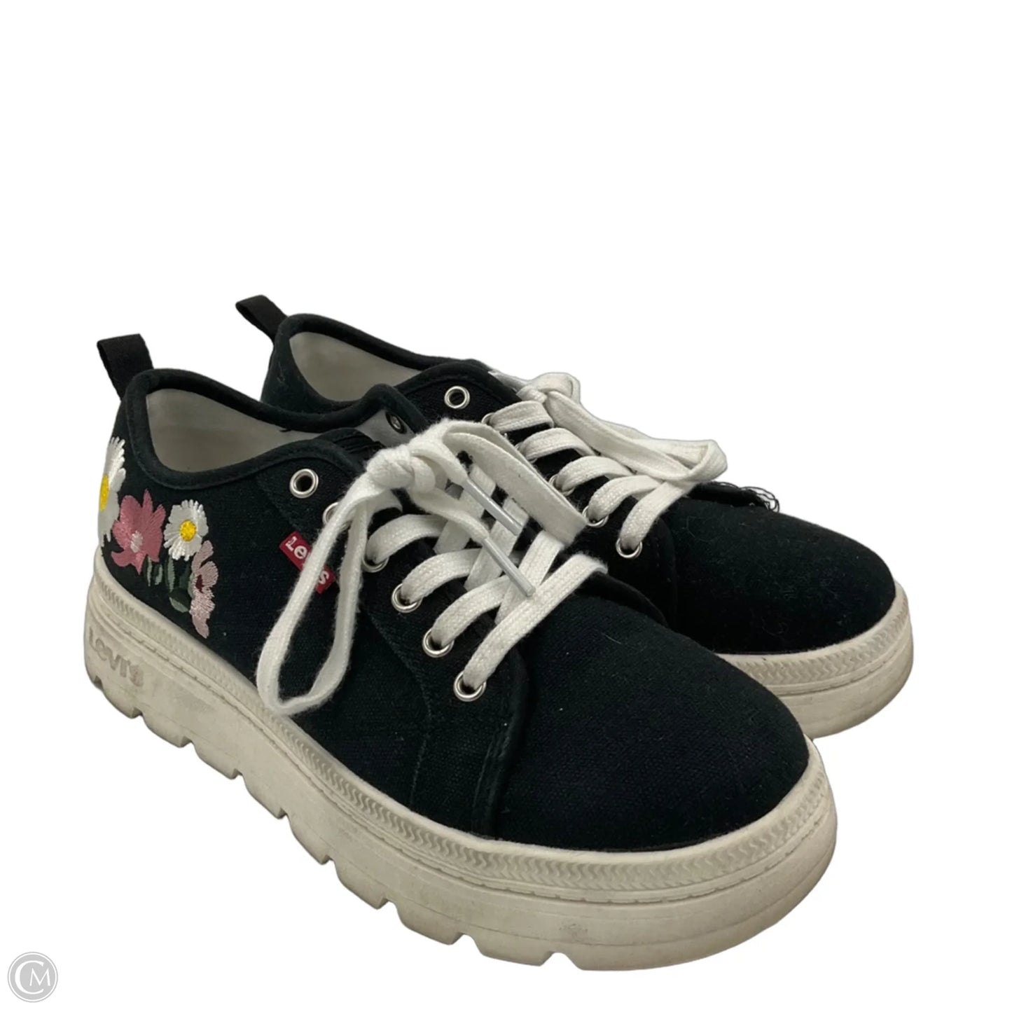 Shoes Sneakers By Levis In Black, Size: 7