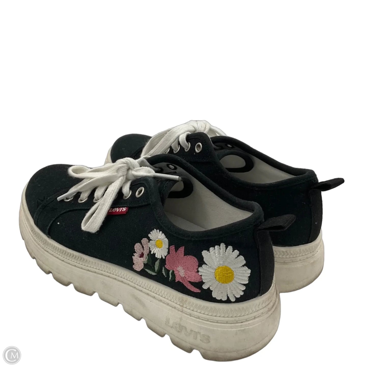 Shoes Sneakers By Levis In Black, Size: 7