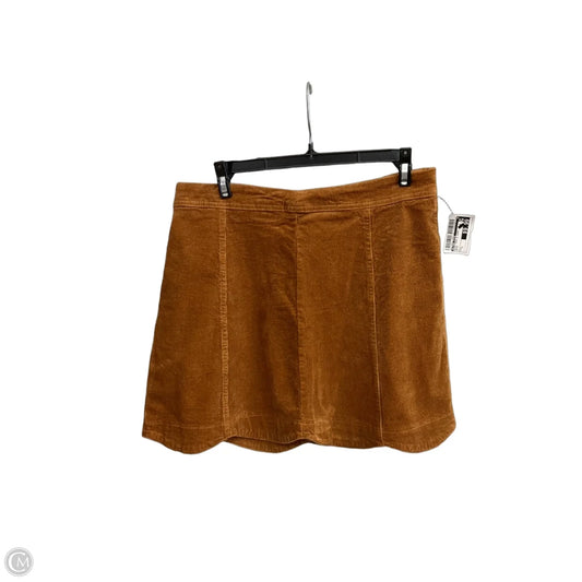 Skirt Mini & Short By Altard State In Brown, Size: L