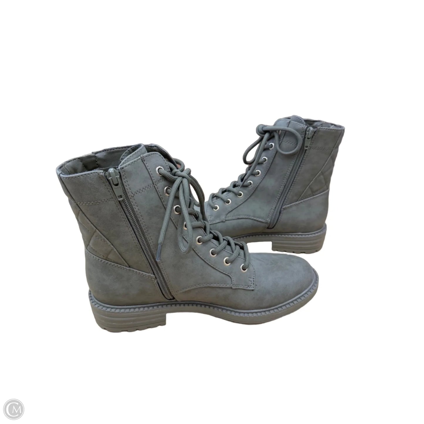 Boots Combat By Clothes Mentor In Green, Size: 9