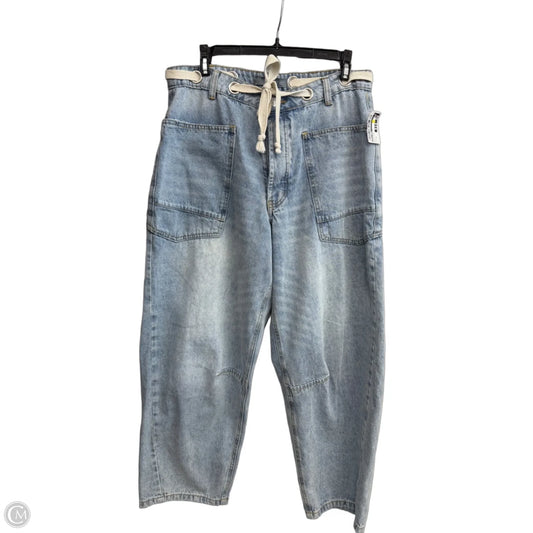 Jeans Wide Leg By Cali 1850 In Blue Denim, Size: 10