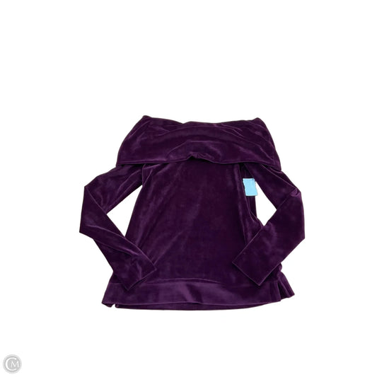 Top Long Sleeve Designer By Lilly Pulitzer In Maroon, Size: Xs