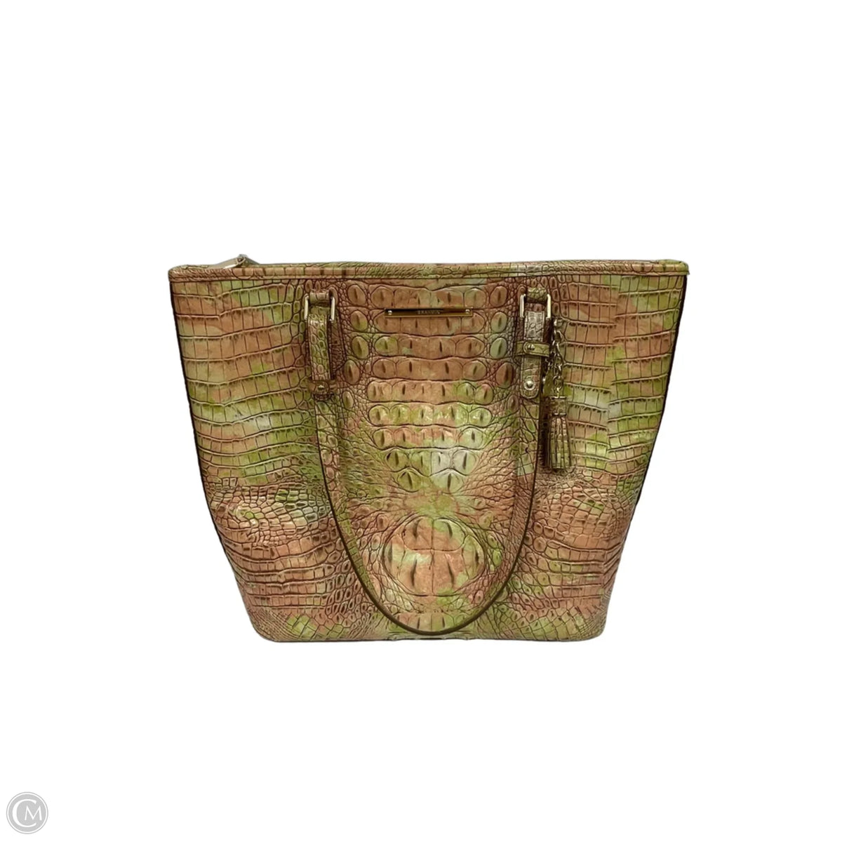 Handbag Designer By Brahmin, Size: Large