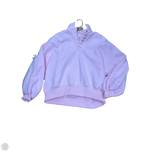 Sweatshirt Collar By As Revival In Pink, Size: S