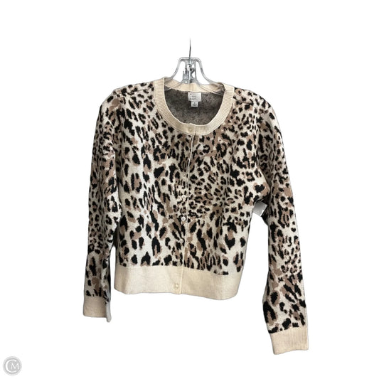 Cardigan By A New Day In Animal Print, Size: S