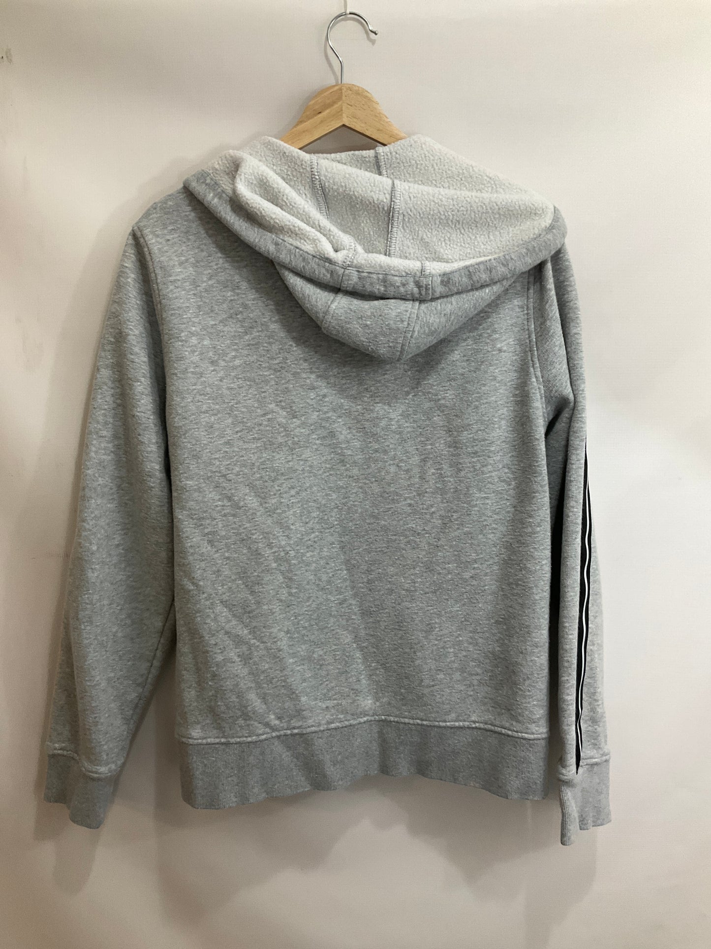 Sweatshirt Hoodie By Michael Kors In Grey, Size: L