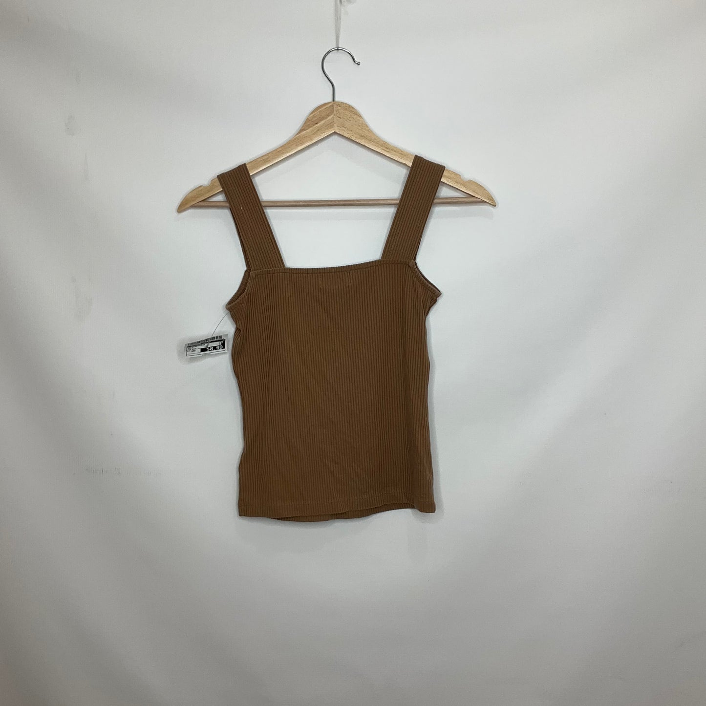 Brown Top Sleeveless Clothes Mentor, Size Xxs