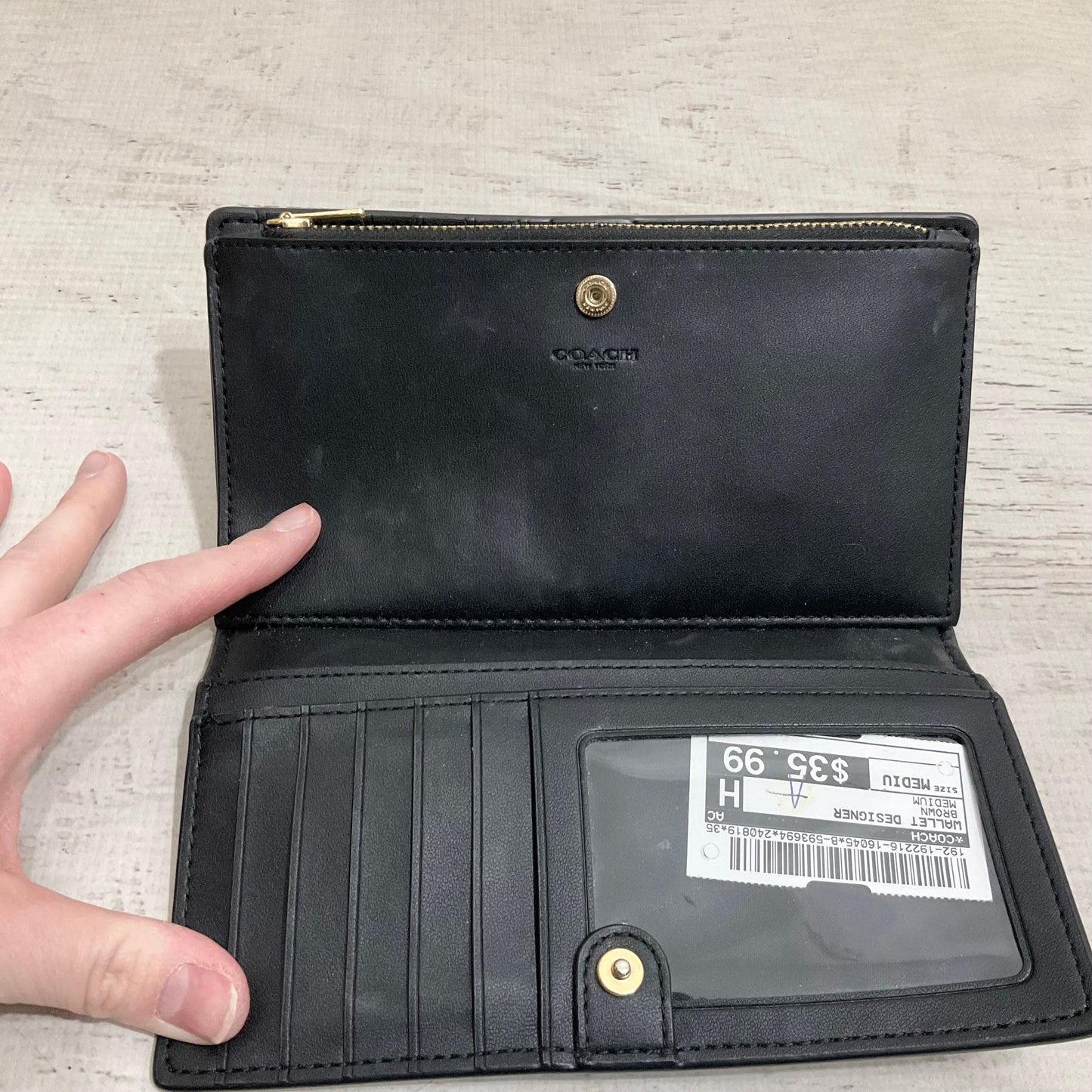 Wallet Designer By Coach, Size: Medium