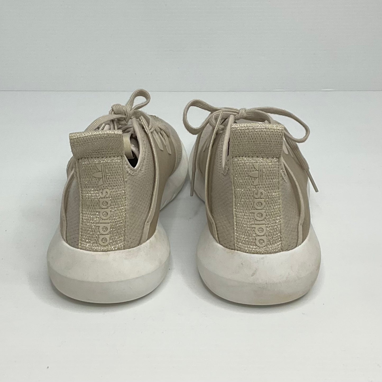 Beige Shoes Athletic Adidas, Size 8