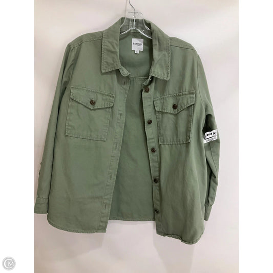 Jacket Denim By Kensie In Green, Size: M