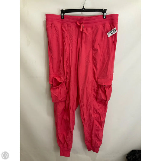 Athletic Pants By Lululemon In Pink, Size: Xl