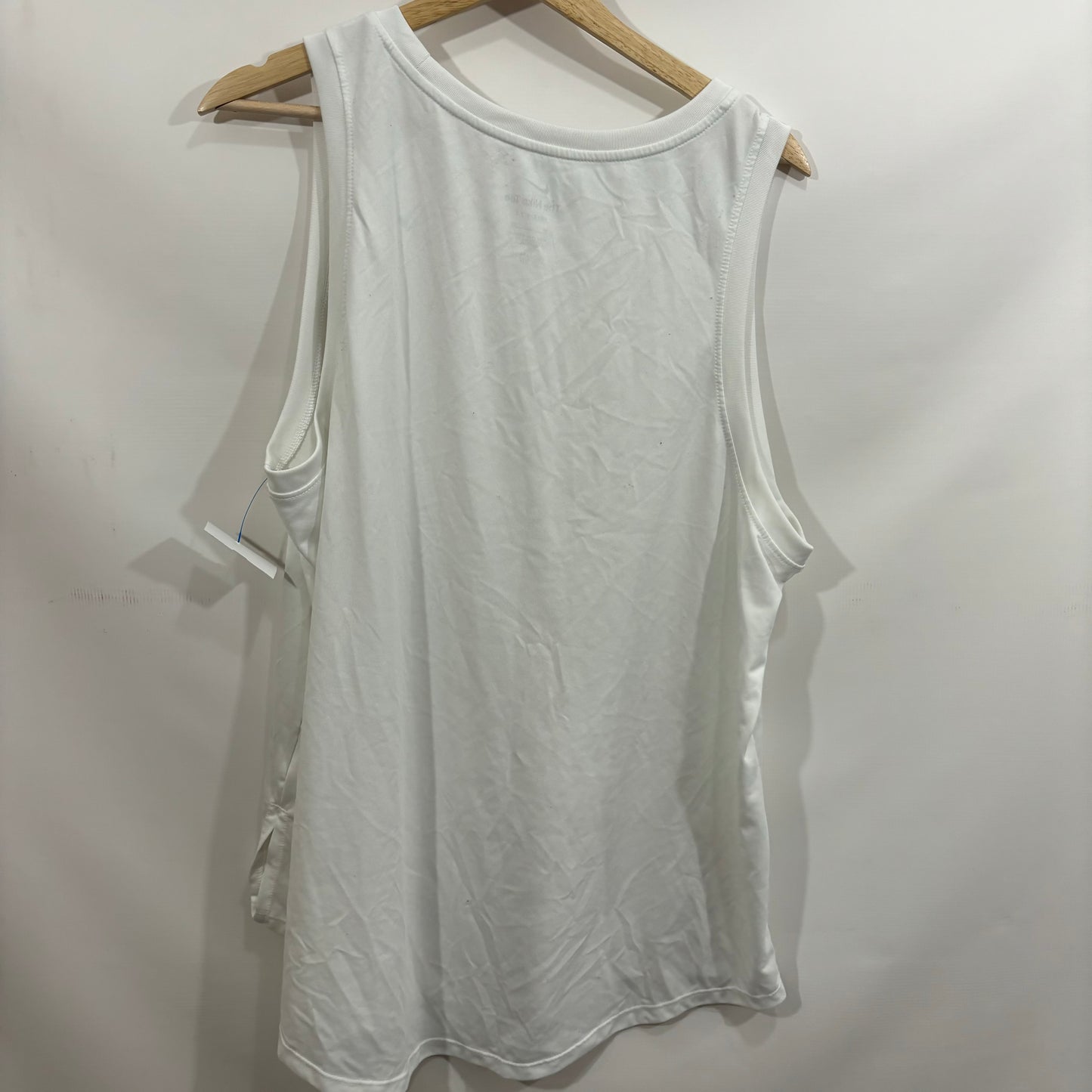 Athletic Tank Top By Nike Apparel In White, Size: 2x