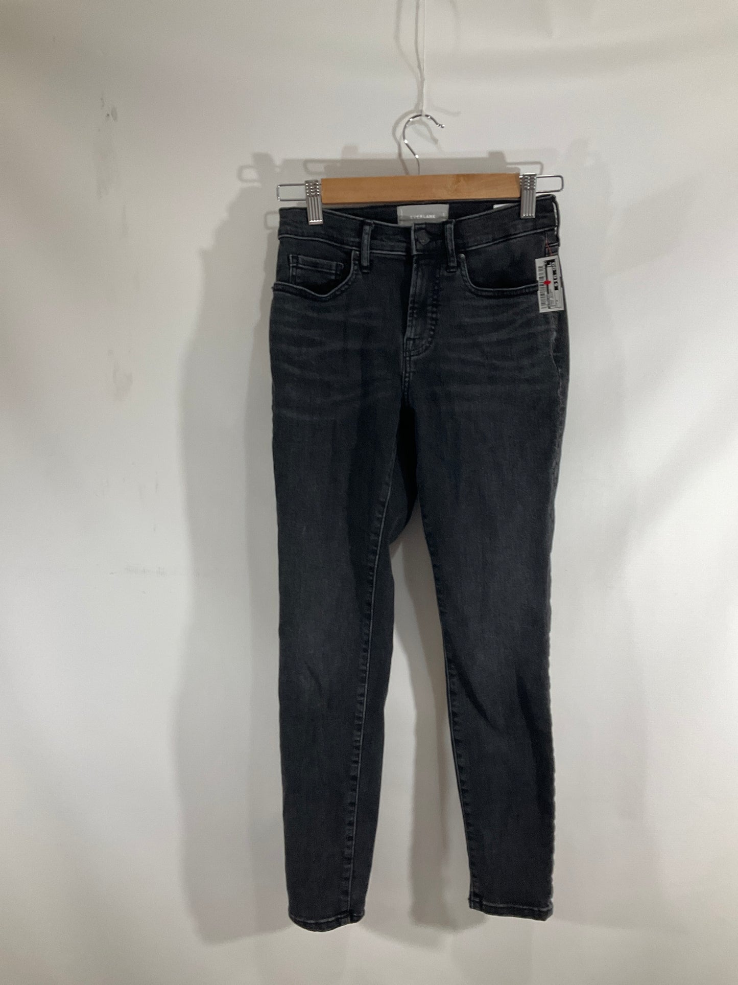 Jeans Skinny By Everlane In Black Denim, Size: 2