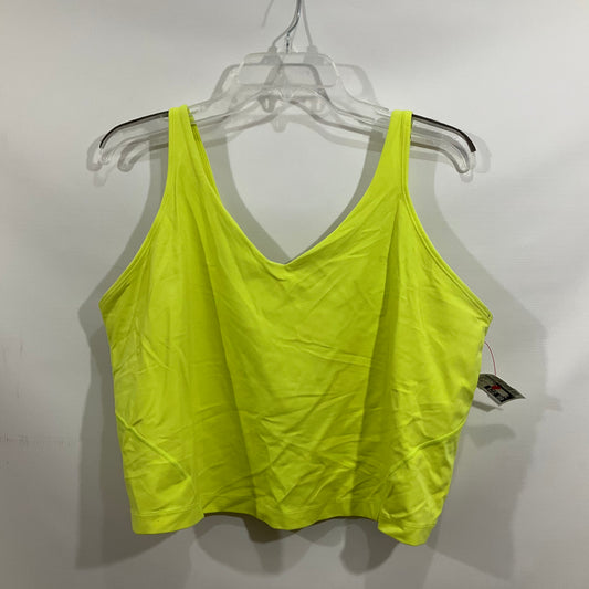 Athletic Tank Top By Lululemon In Green, Size: 18