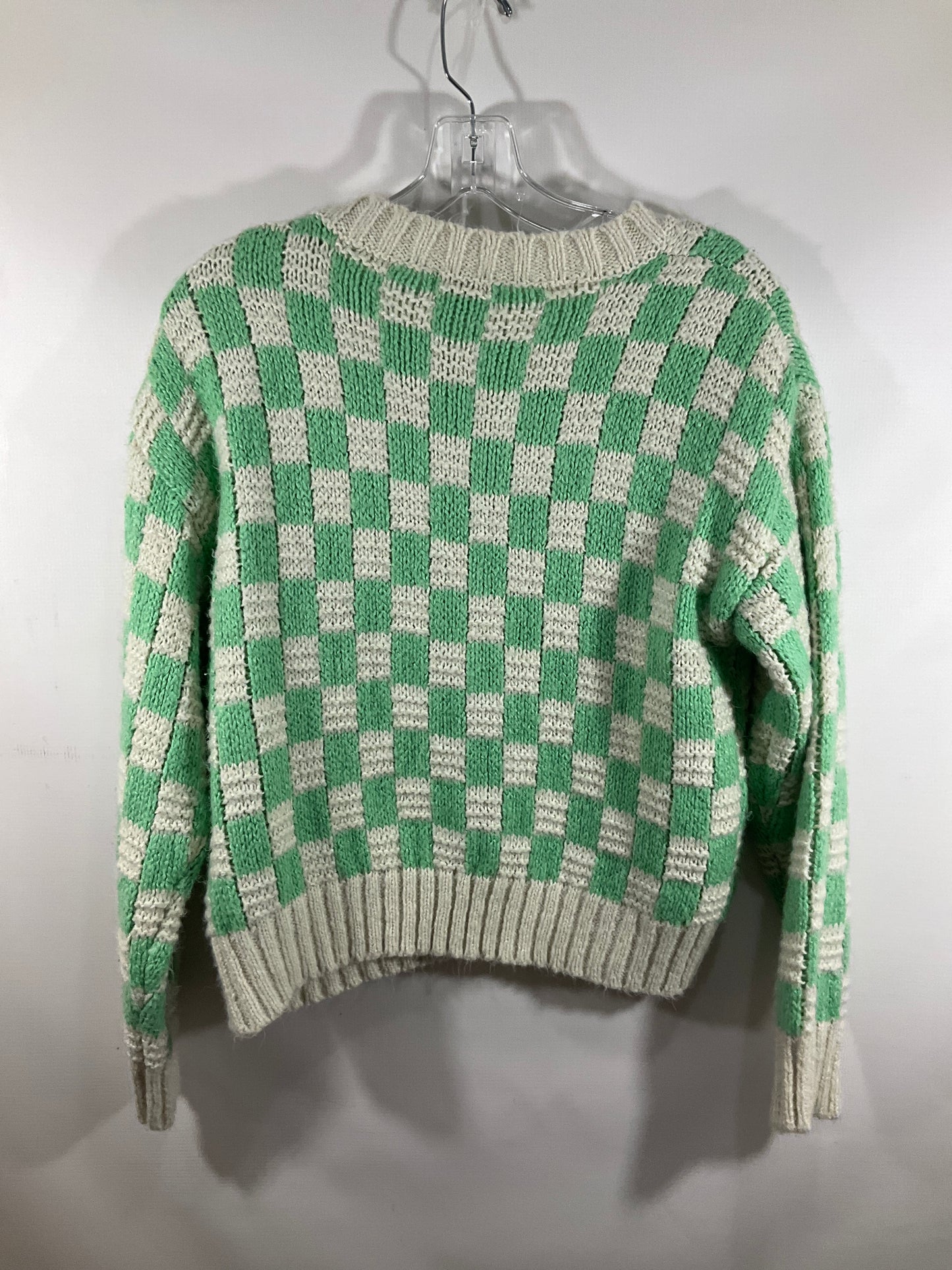 Sweater By Fate In Plaid Pattern, Size: M