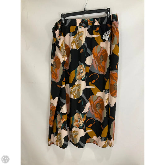 Skirt Maxi By Cmf In Floral Print, Size: 4x