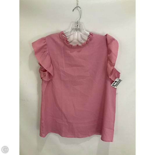 Top Sleeveless By Clothes Mentor In Pink, Size: S