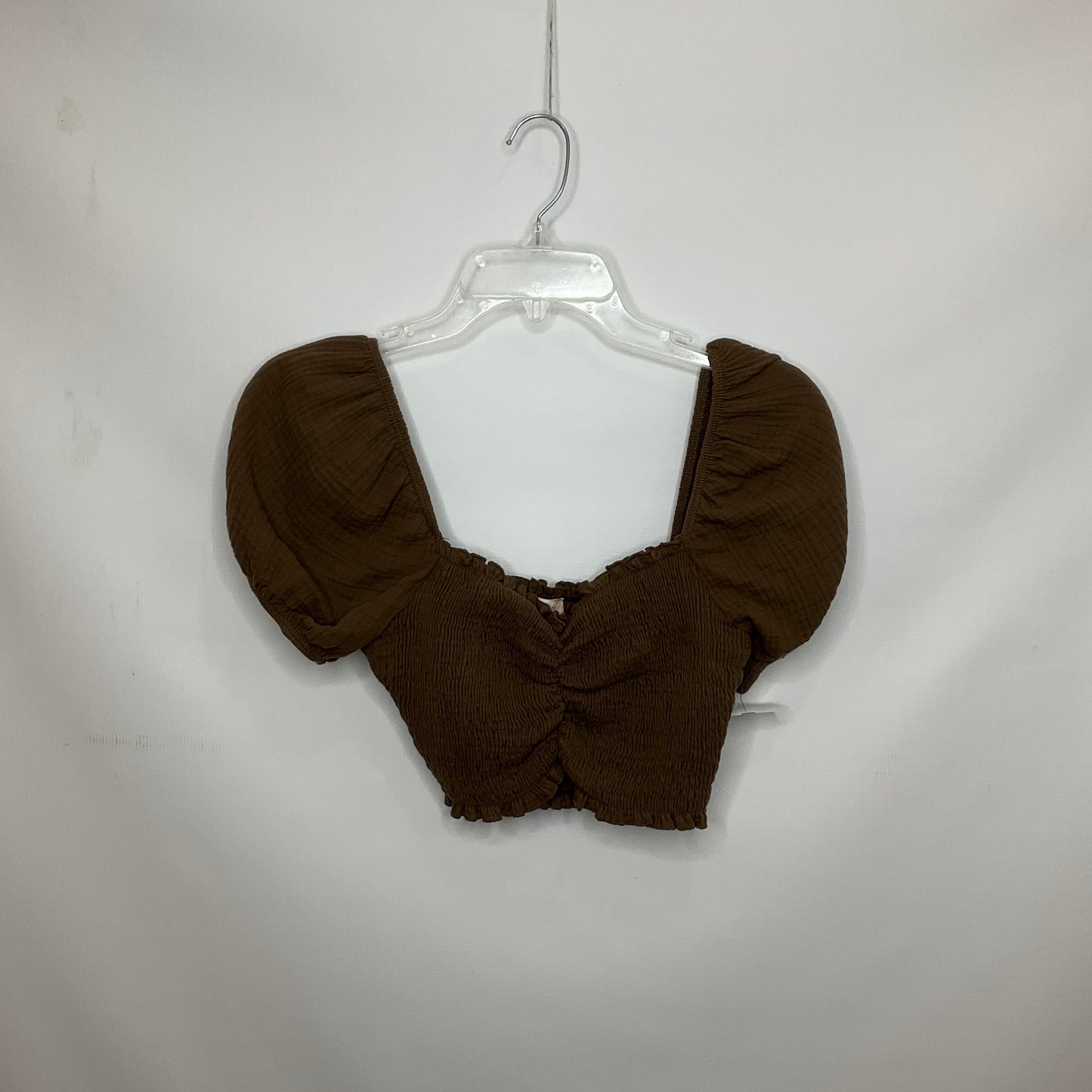 Brown Top Short Sleeve Altard State, Size S