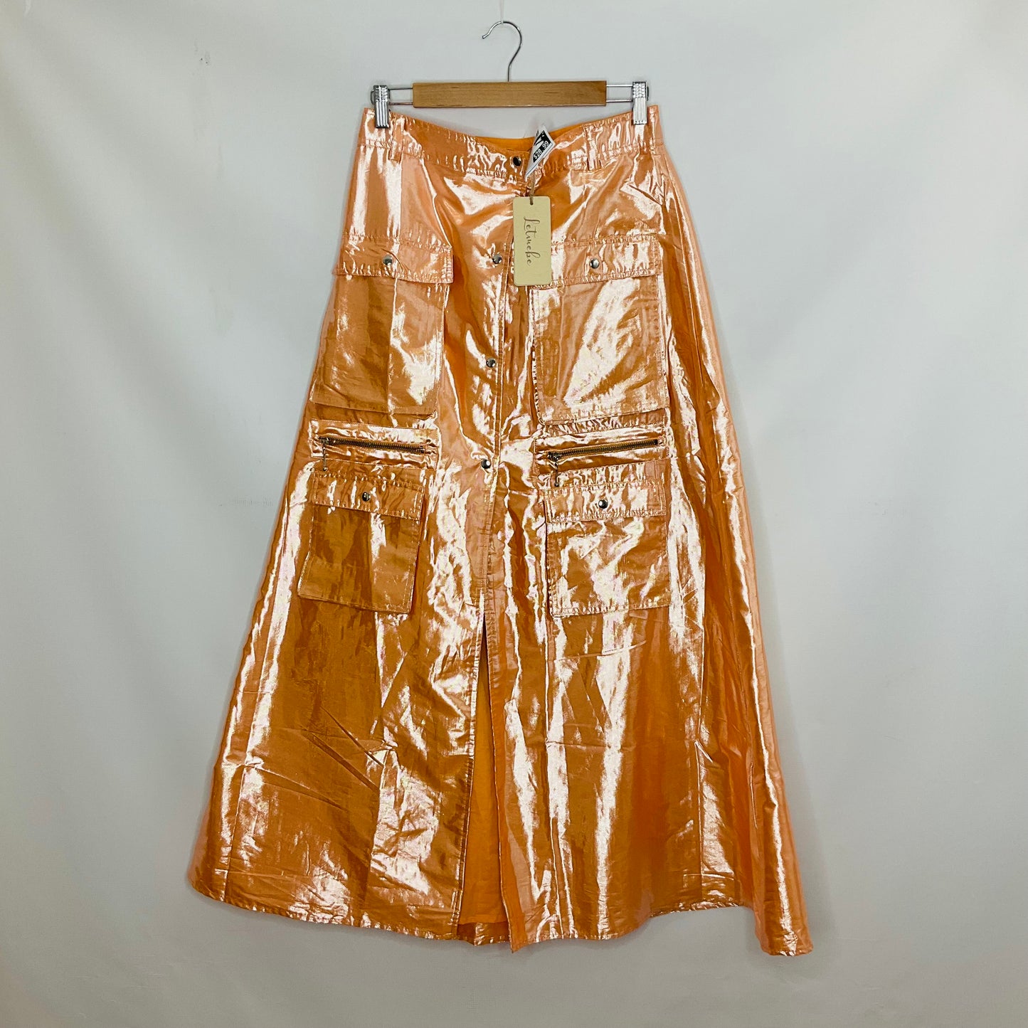 Orange Skirt Maxi Let Me Be, Size M