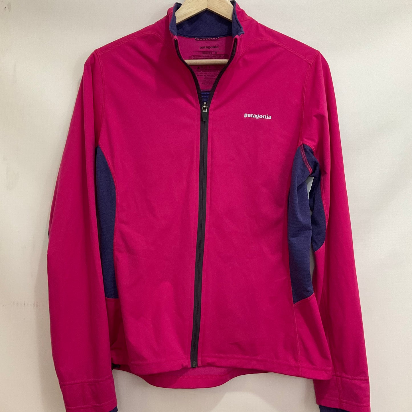 Athletic Jacket By Patagonia In Pink & Purple, Size: M