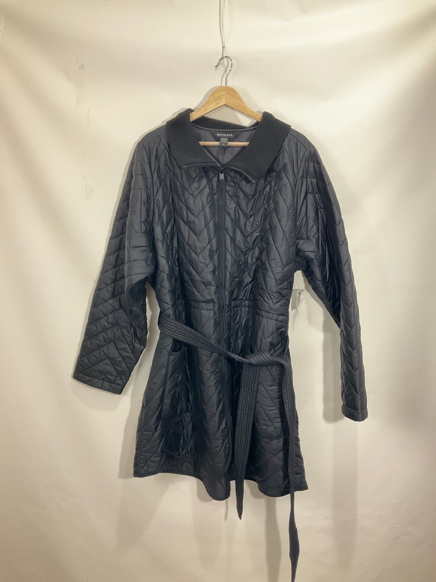 Coat Puffer & Quilted By Athleta In Black, Size: 2x