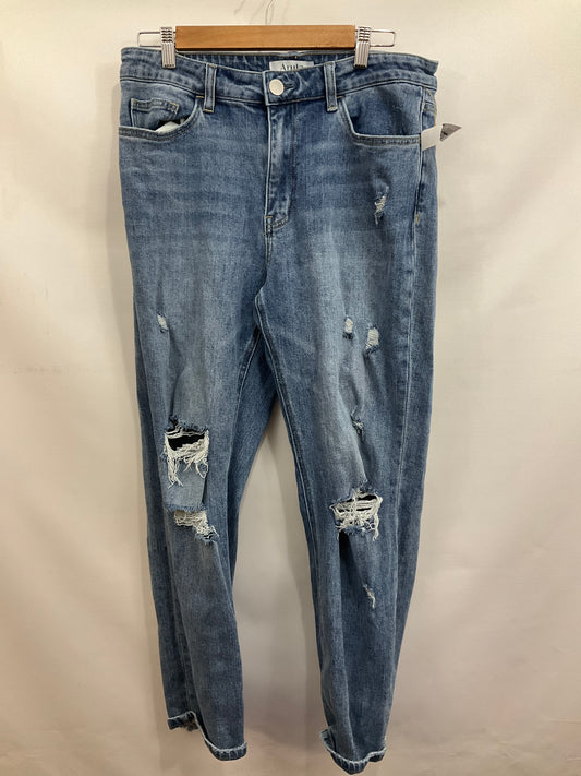 Jeans Straight By Cmc In Blue Denim, Size: 14