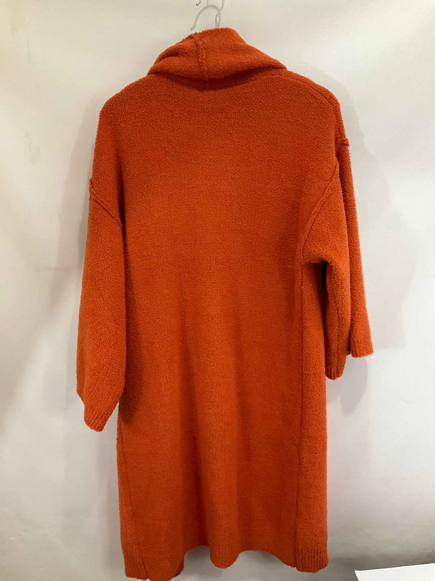 Sweater Cardigan By Clothes Mentor In Orange, Size: L