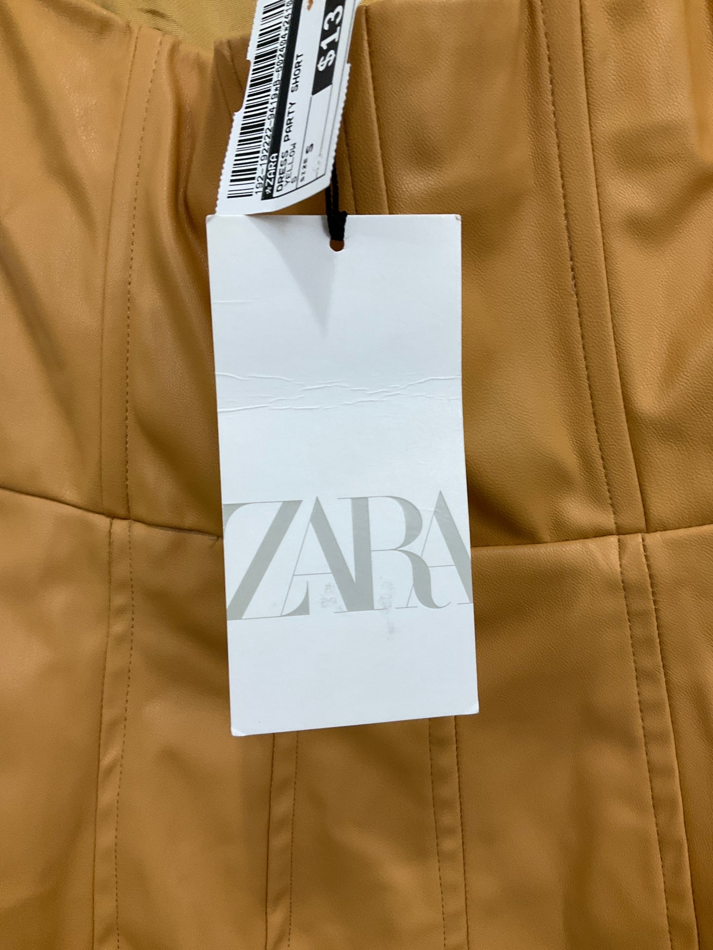 Dress Party Short By Zara In Yellow, Size: S