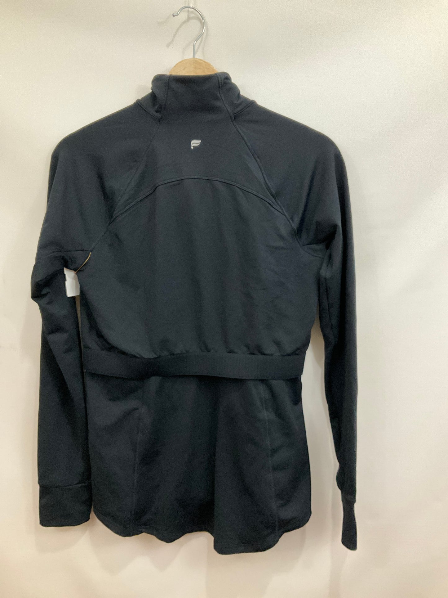 Athletic Jacket By Fabletics In Black, Size: L