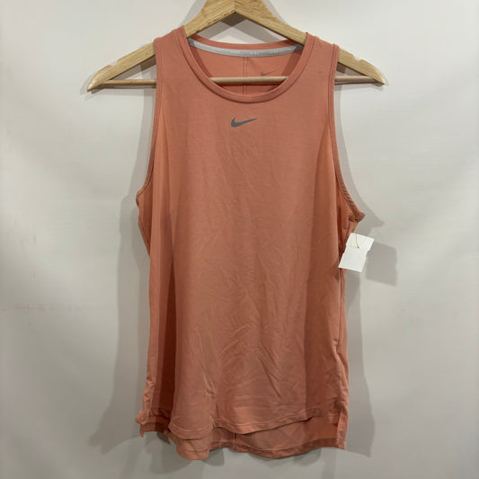 Athletic Tank Top By Nike Apparel In Orange, Size: S