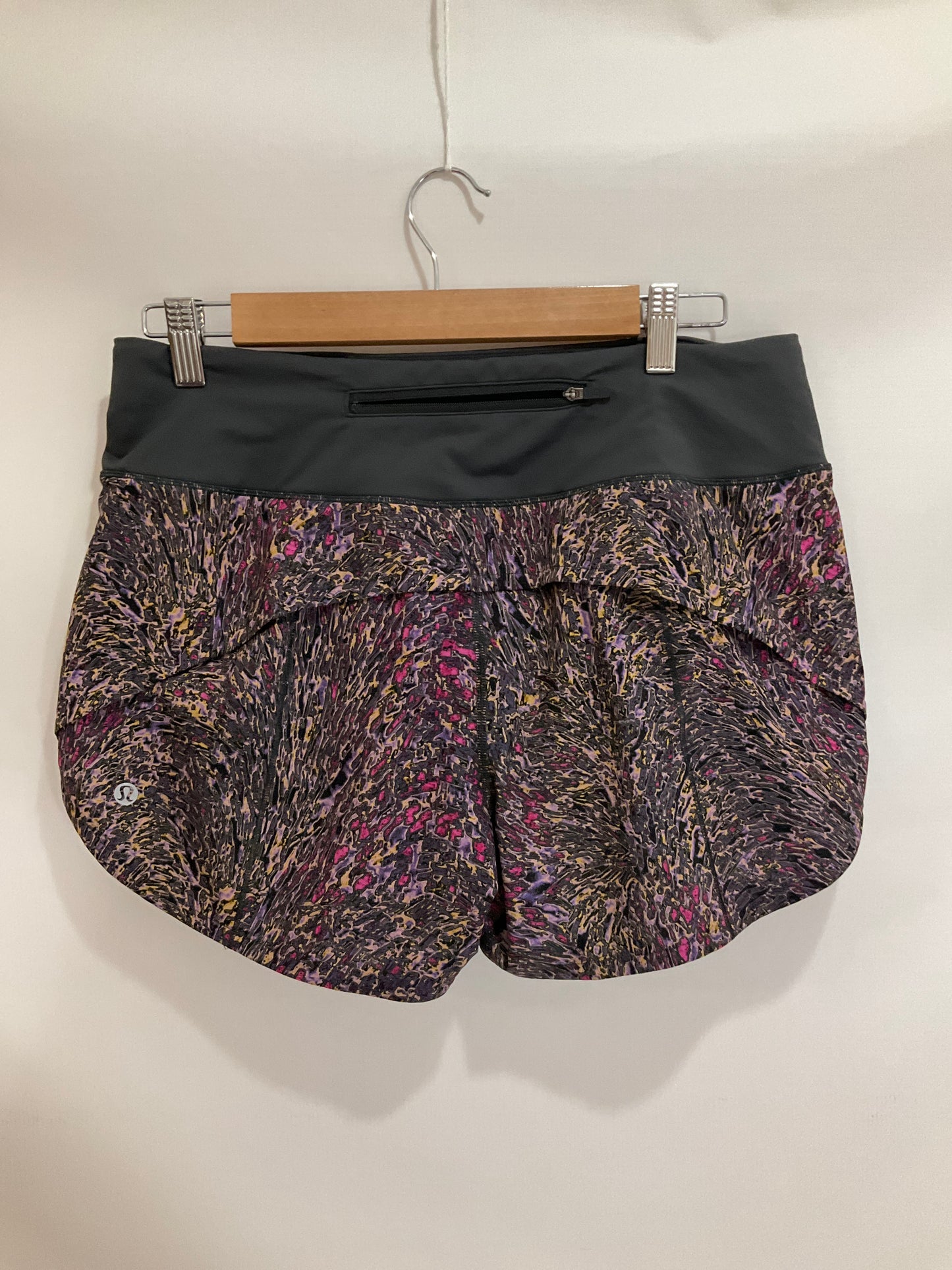 Athletic Shorts By Lululemon In Multi-colored, Size: 8