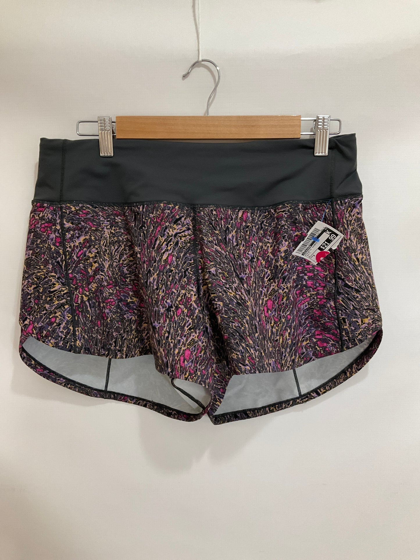 Athletic Shorts By Lululemon In Multi-colored, Size: 8