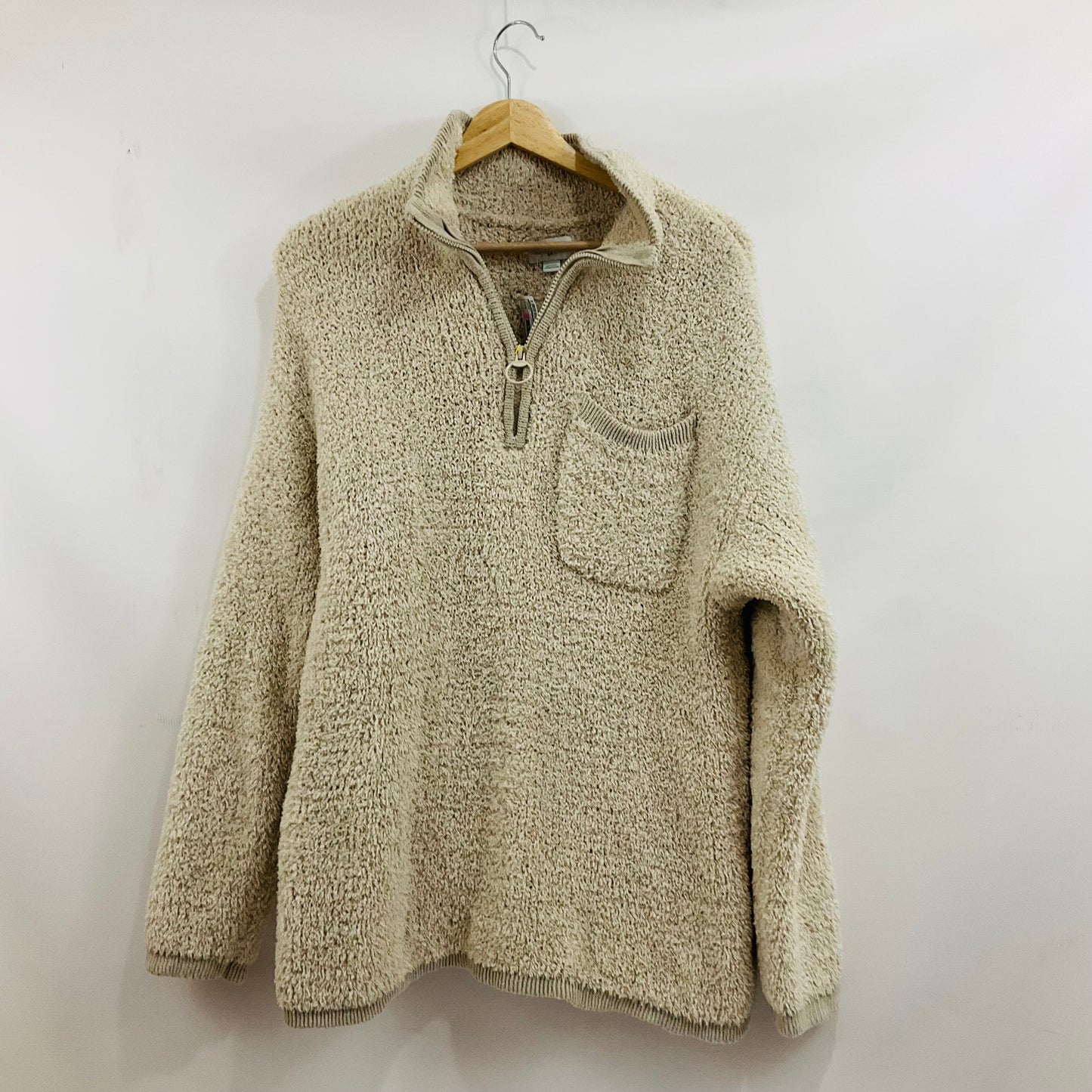 Jacket Fleece By Aerie In Cream, Size: S