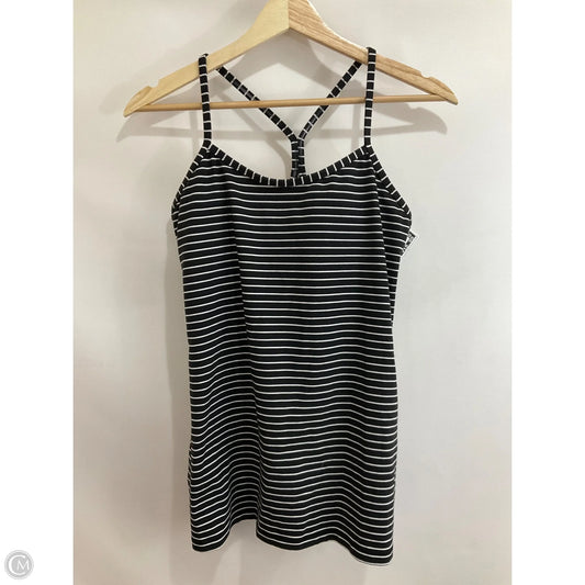 Athletic Tank Top By Lululemon In Striped Pattern, Size: 10