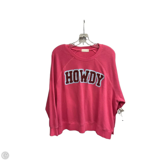 Sweatshirt Crewneck By Altard State In Pink, Size: M