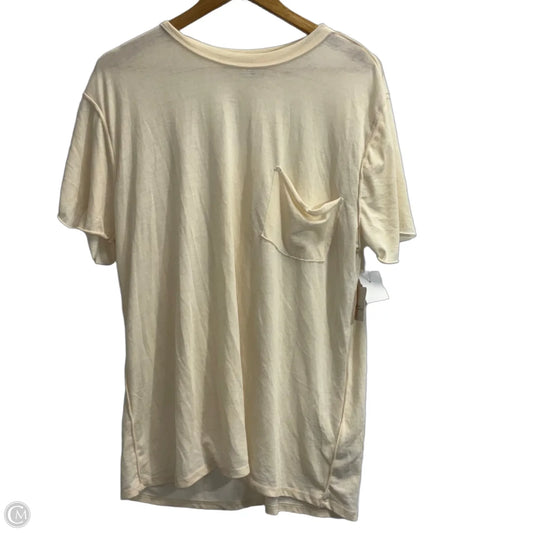 Top Short Sleeve Basic By We The Free In Tan, Size: L