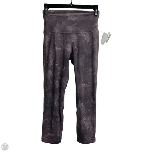 Athletic Leggings By Lululemon In Purple, Size: 4
