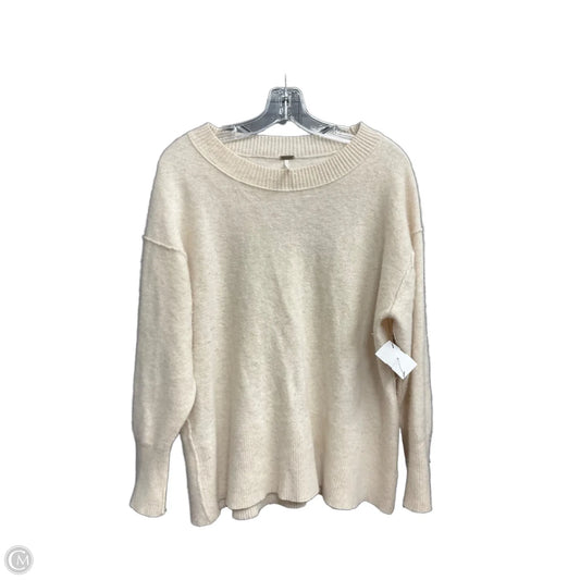 Sweater Cashmere By Free People In Beige, Size: M