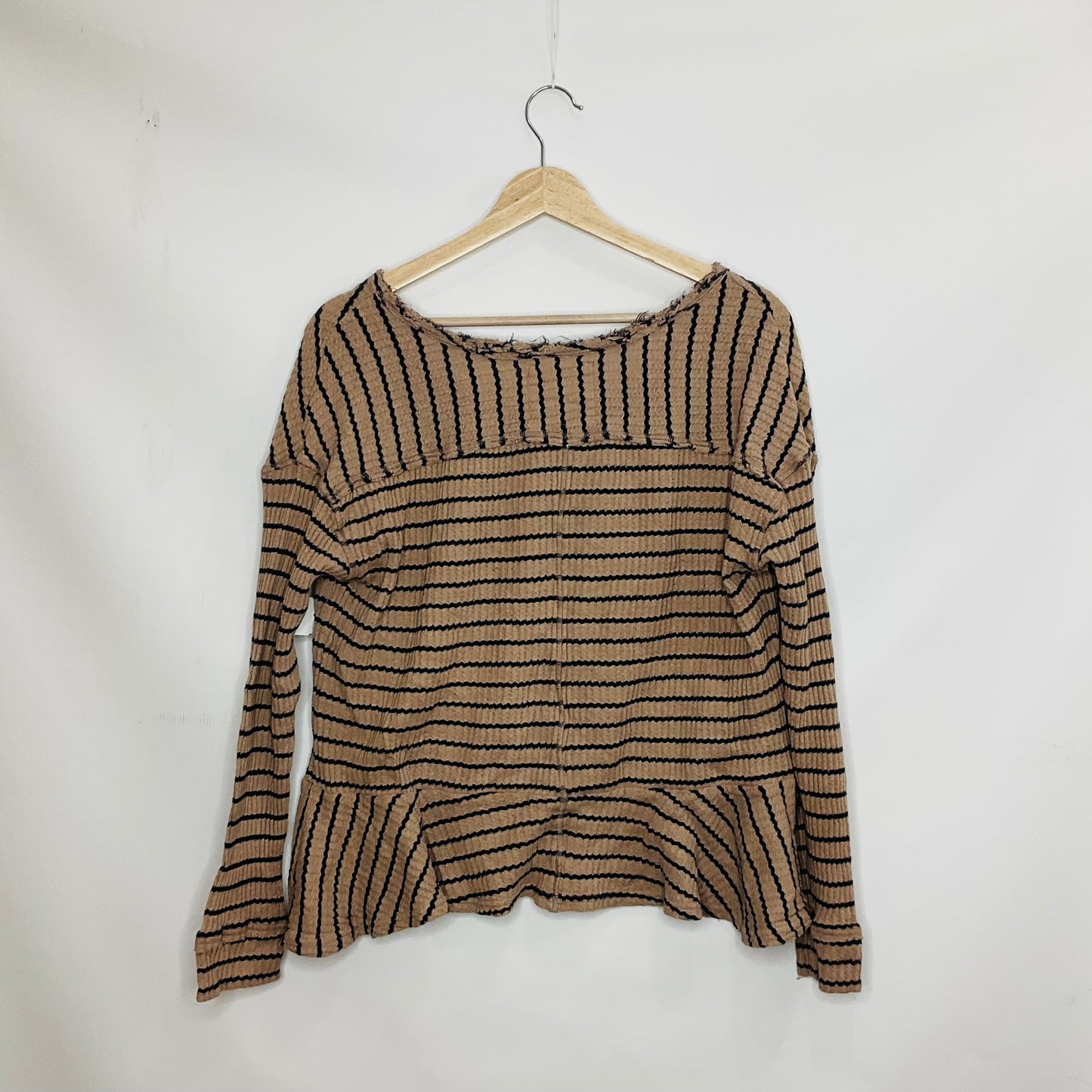 Striped Pattern Top Long Sleeve We The Free, Size M