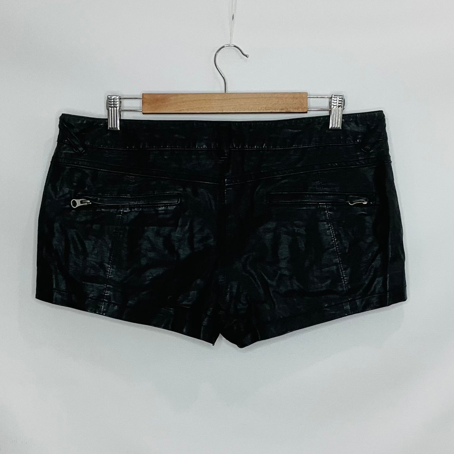 Black Denim Shorts We The Free, Size 12