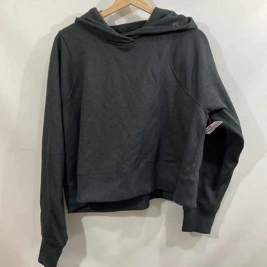 Athletic Sweatshirt Hoodie By Lululemon In Black, Size: 16