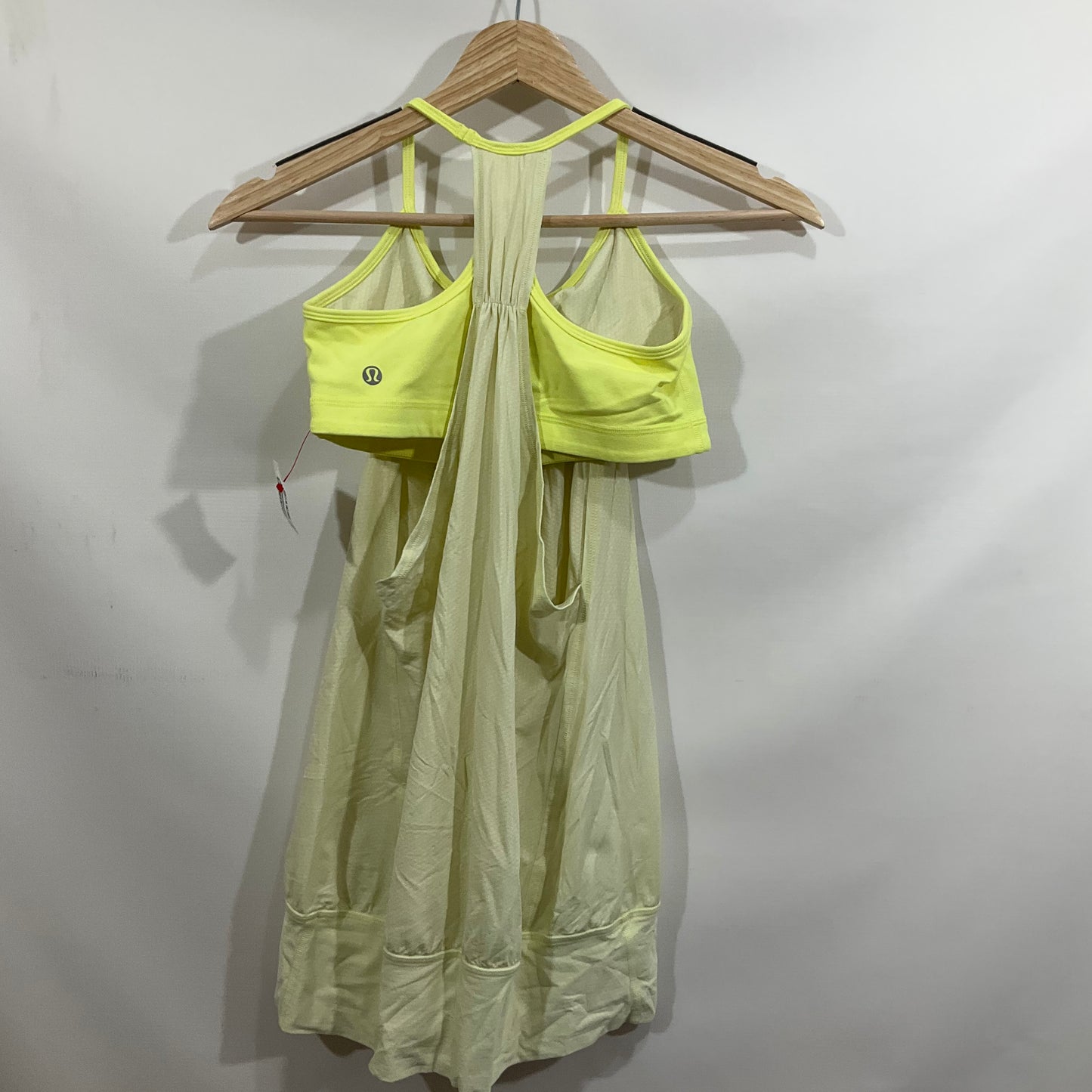 Athletic Tank Top By Lululemon In Yellow, Size: 6